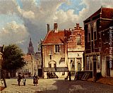 Town Square by Willem Koekkoek